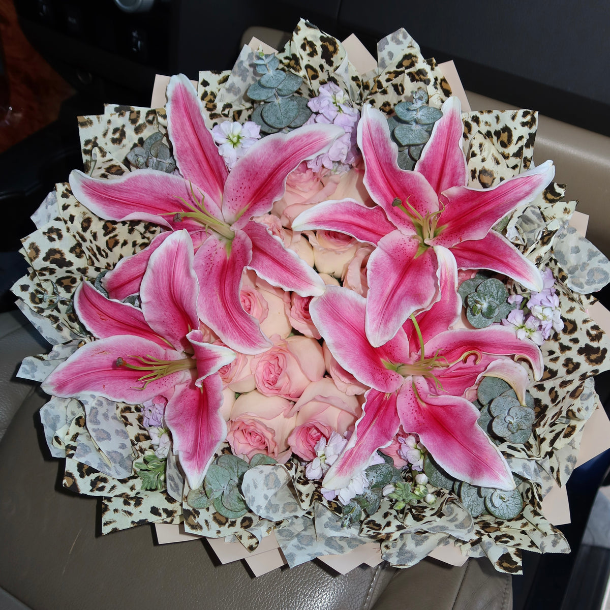 Cheetah lilies